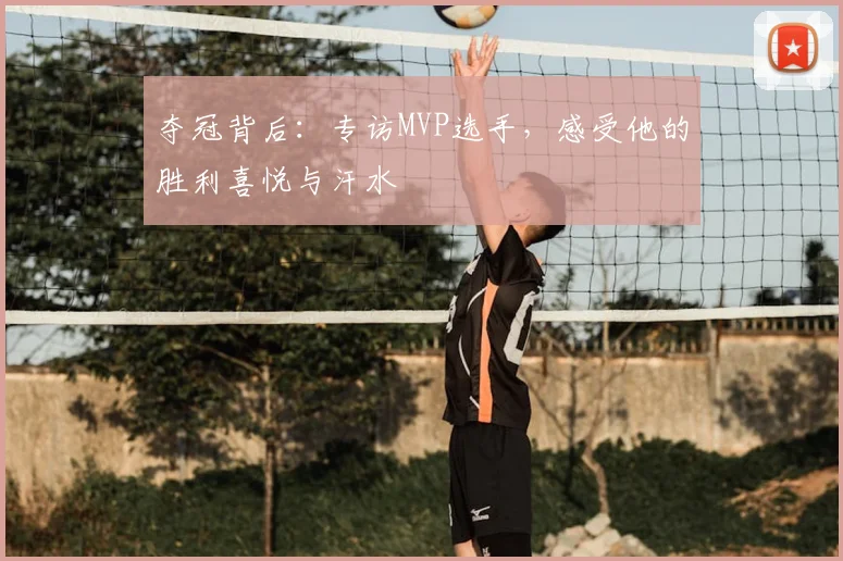夺冠背后:专访MVP选手,感受他的胜利喜悦与汗水